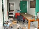 Sports pavilion on Northside, Thorpe St Andrew - vandalism - via Daymix