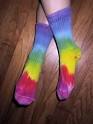how to tie dye socks