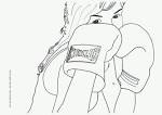 Boxing coloring page