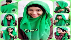 �?� Cara Memakai Jilbab Segi Empat Paris Modern Yang Simple Kreasi ...