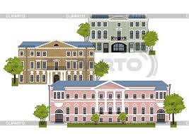 Stock Bilder von: Anna Maksimova | Fotos und Illustrationen | CLIPARTO - 3372432-houses-in-old-town