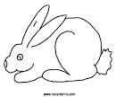 Bunny coloring page