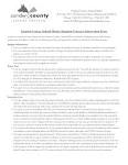 Camden County Animal Shelter Adoption Contract Information Form