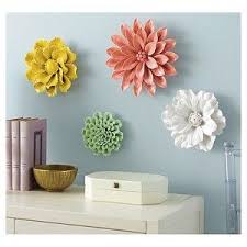 Threshold ceramic flower wall art | For the Wall | Pinterest ...