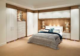 built-in wardrobe around bed - Corner furniture for space saving ...