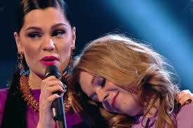 Jessie J, Becky Hill Jessie J consoles her contestant Becky Hill (Picture: BBC). The Voice coach Jessie J will be on hand to help along the way, ... - article-1338223607209-1354b3a3000005dc-441588_466x310