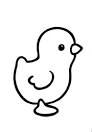 Chicken coloring page