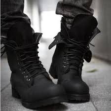 Retro Combat boots Winter England-style fashionable Men's short ...