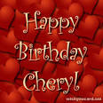 Happy Birthday Cheryl!! :)