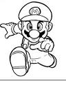 Running coloring page