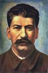 A Portrait of Iosif Stalin.