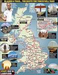OLYMPIC TORCH ROUTE: London 2012 flame's 8000-mile trip around the ...