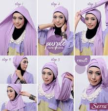 Tutorial Hijab Pashmina Kaos - HijabKu