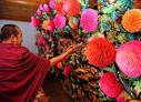  Flowers monks Festival.