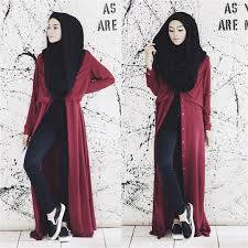 Model Baju Muslim Casual Modern Wanita Terbaru