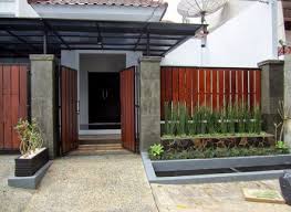 Gambar Desain Pagar Rumah Minimalis Modern Terbaru