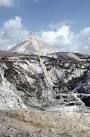 SX0652 : China clay spoil heaps in the eighties. near to St Blazey Gate, - via Daymix