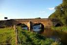 Looking upstream from the Buckinghamshire bank towards the ancient bridge - via Daymix
