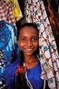 Goa, Young girl in shop,