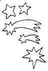 Star coloring page