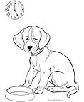 Dog coloring page