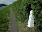 40 miles from London milestone - via Daymix