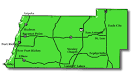 PASCO COUNTY Area Map