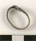 Weight 0.79g.The ring is made from a stamped strip joined with solder to - via Daymix