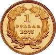 1875 Gold Dollar
