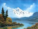 Bob Ross landscape painting art - Art gallery