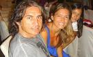 con la compagna Barbara ha