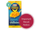Recall Notice: Kraft Macaroni and Cheese