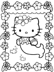 Hello Kitty Coloring coloring page