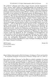 Klaus H. Kiefer, Diskurswandel im Werk Carl Einsteins. Ein Beitrag ... - arbi.1998.16.3.357