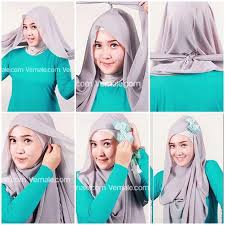 Tutorial Hijab Pashmina Chiffon Polos | Hijab Tutorial | Pinterest ...