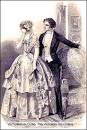 Antique Fashion Prints from the 1850s