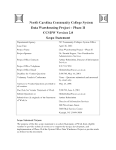 North Carolina Project Data Warehousing - PDF