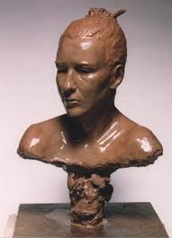 Evan Merali, Benedicte, Martin Ostertag - lifesize bronze portrait bust ...