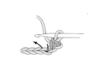 Learn to Crochet : Making a Single Crochet (abbreviated sc)" sc ...