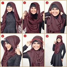 Langkah Tutorial Memakai Jilbab Paris Modern Terbaru - Bingkai Berita