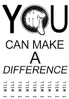 You Can Make A Difference - Flier - Search and Develop