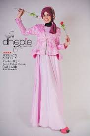 Balimo Dhebie Pink | Baju Muslim GAMIS Modern