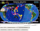 Recent earthquakes are shown