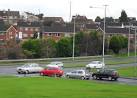 Bangor Ring Road at Drumhirk Drive. A Rolls-Royce wedding car passes the - via Daymix