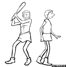 Cain and Abel coloring page