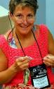 Katie Morrissey crochets the