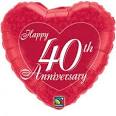 Happy 40th Anniversary Balloon