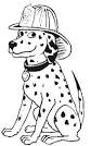Dalmatian Dog coloring page