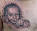 baby portrait tattoos