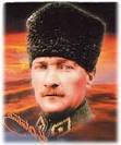 Above: Fantasy shot of Captain Mustafa Kemal Ataturk - turko-italian_war_1912_mustafa_kemal_ataturk